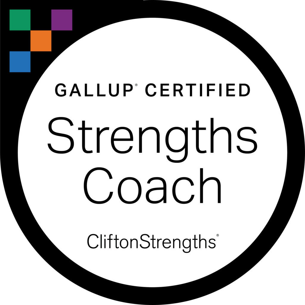 Gallup certified strengths coach seal